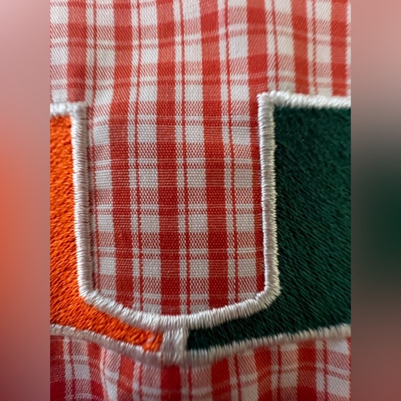 ANTIGUA MIAMI HURRICANES ORANGE PORTER WOVEN LONG SLEEVE BUTTON DOWN SHIRT
SZ XL - Picture 9 of 15